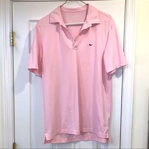 Vineyard Vines men’s pink polo shirt